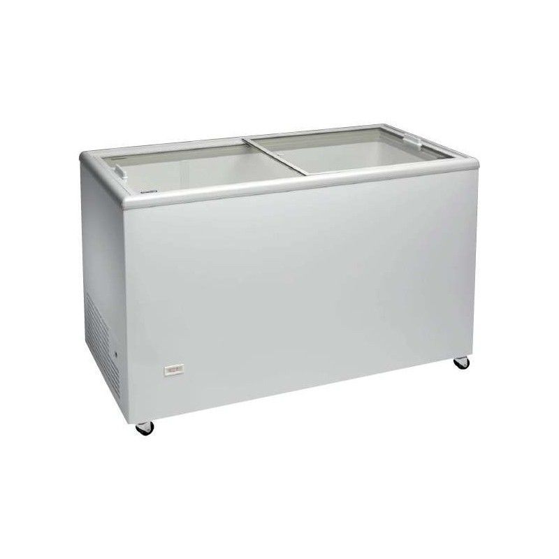 Congelador con puertas de cristal de 390 L.
