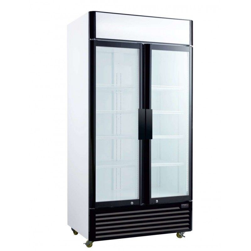 Expositor refrigerado de bebidas de 2 puertas. ECO.