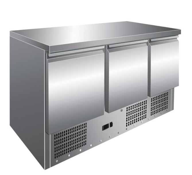 Mesa fria de 3 puertas.