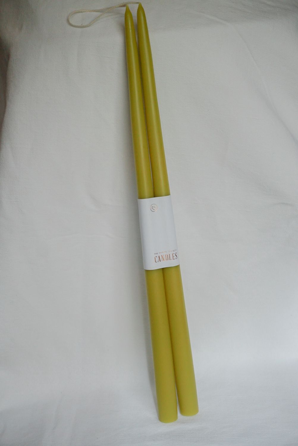 12&quot; Taper Candles, Color: Citrine
