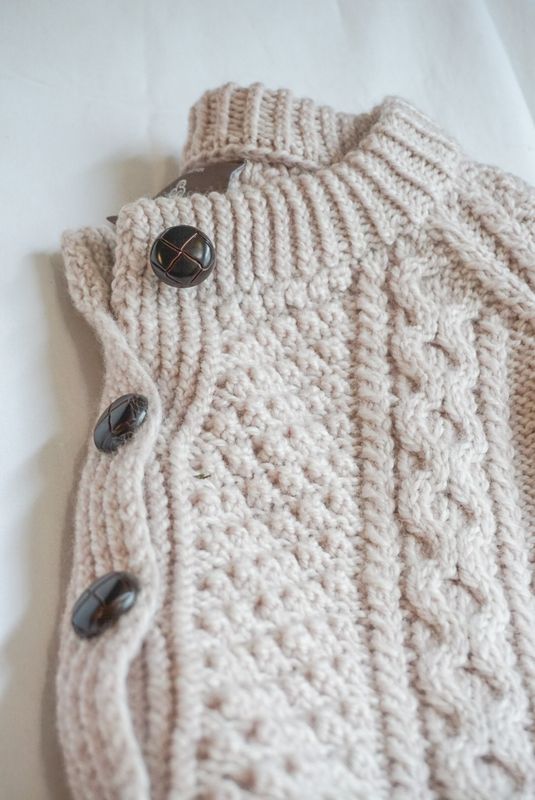 Breaffy Ladies Aran Cardigan