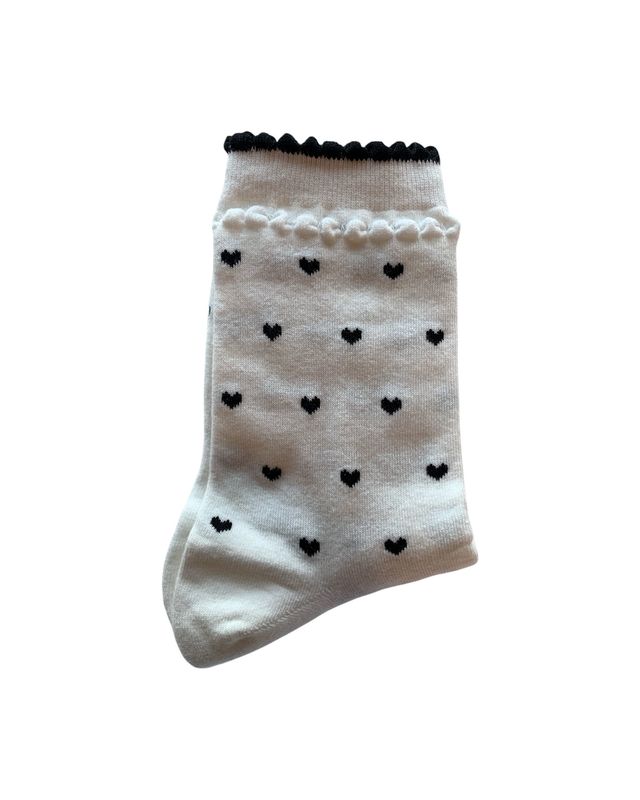 Always Lovely Casual Socks White/black