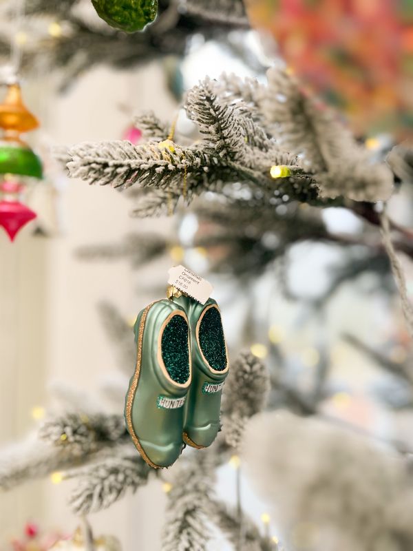 Hunter Clogs Christmas Ornament