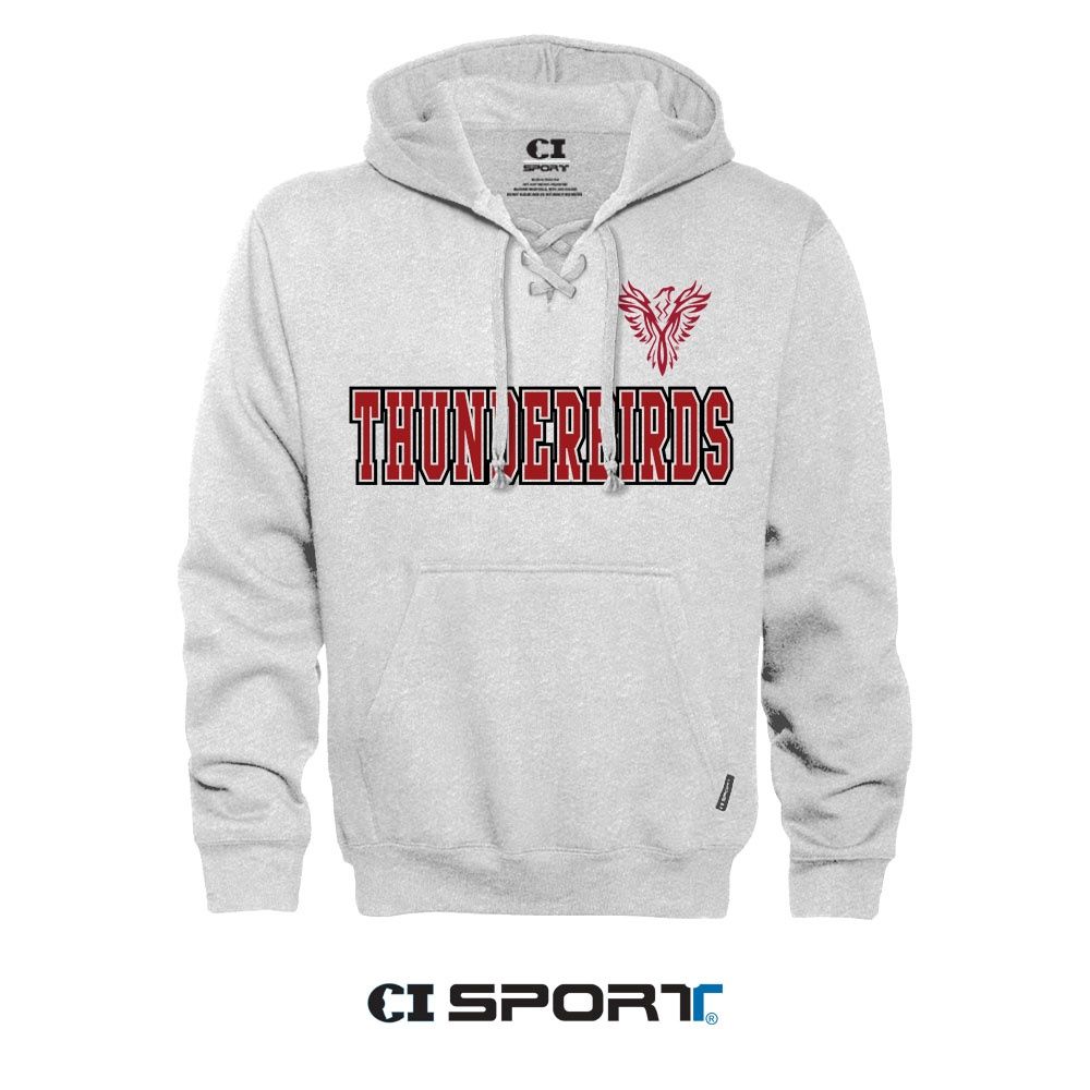 CI BUZZARD HOCKEY HOOD -ASH