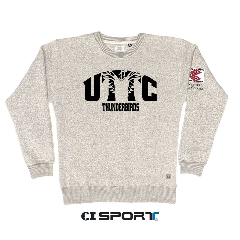 TBIRDS TROGON CREWNECK SWEATSHIRT - LT. GRAY