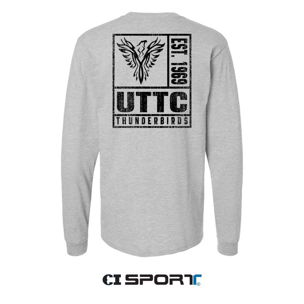 UTTC BABBLER L/S GRAY TEE