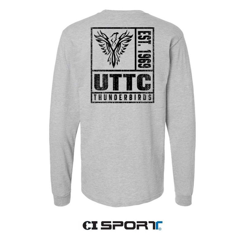 UTTC BABBLER L/S GRAY TEE