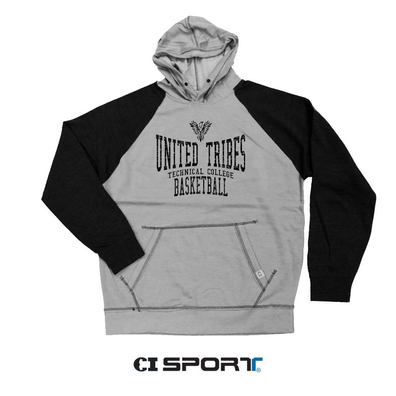 WALLACE VINTAGE WASHED HOOD GREY/BLK