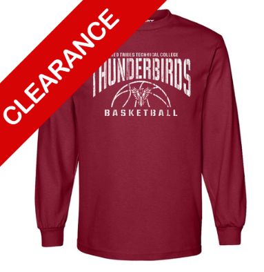 UTTC BBALL BROWNIE  L/S TEE -CARDINAL