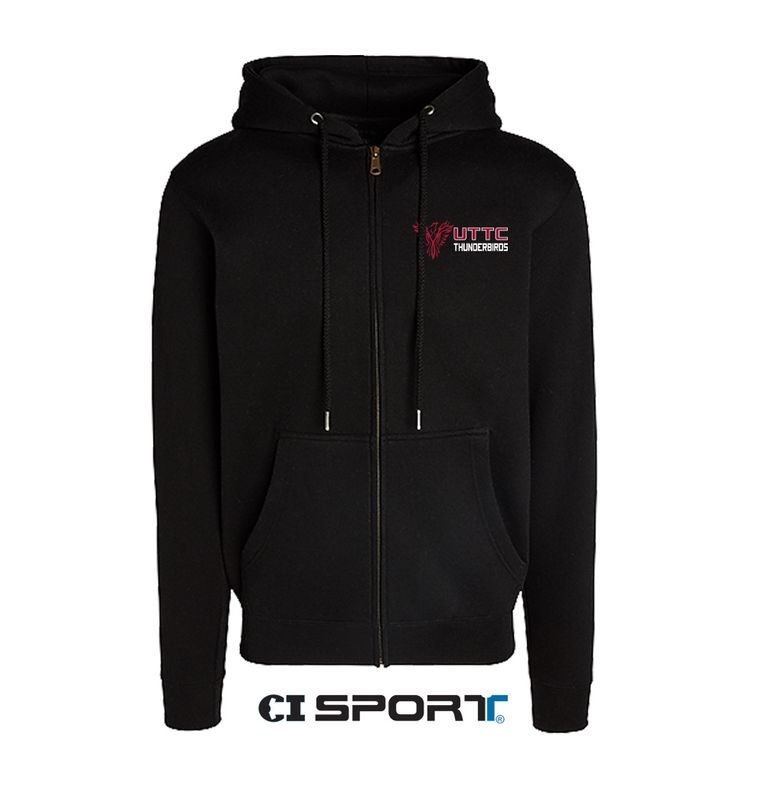 TBIRD DARYL ZIP HOODIE -BLACK