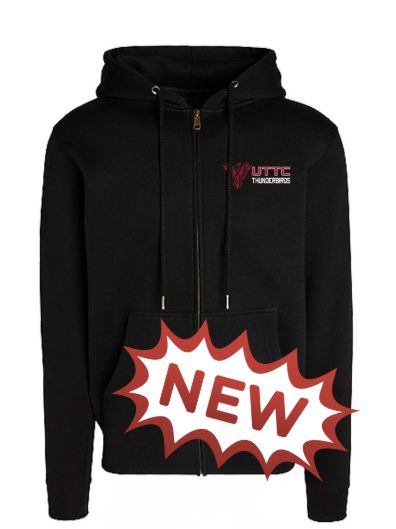 TBIRD DARYL ZIP HOODIE -BLACK