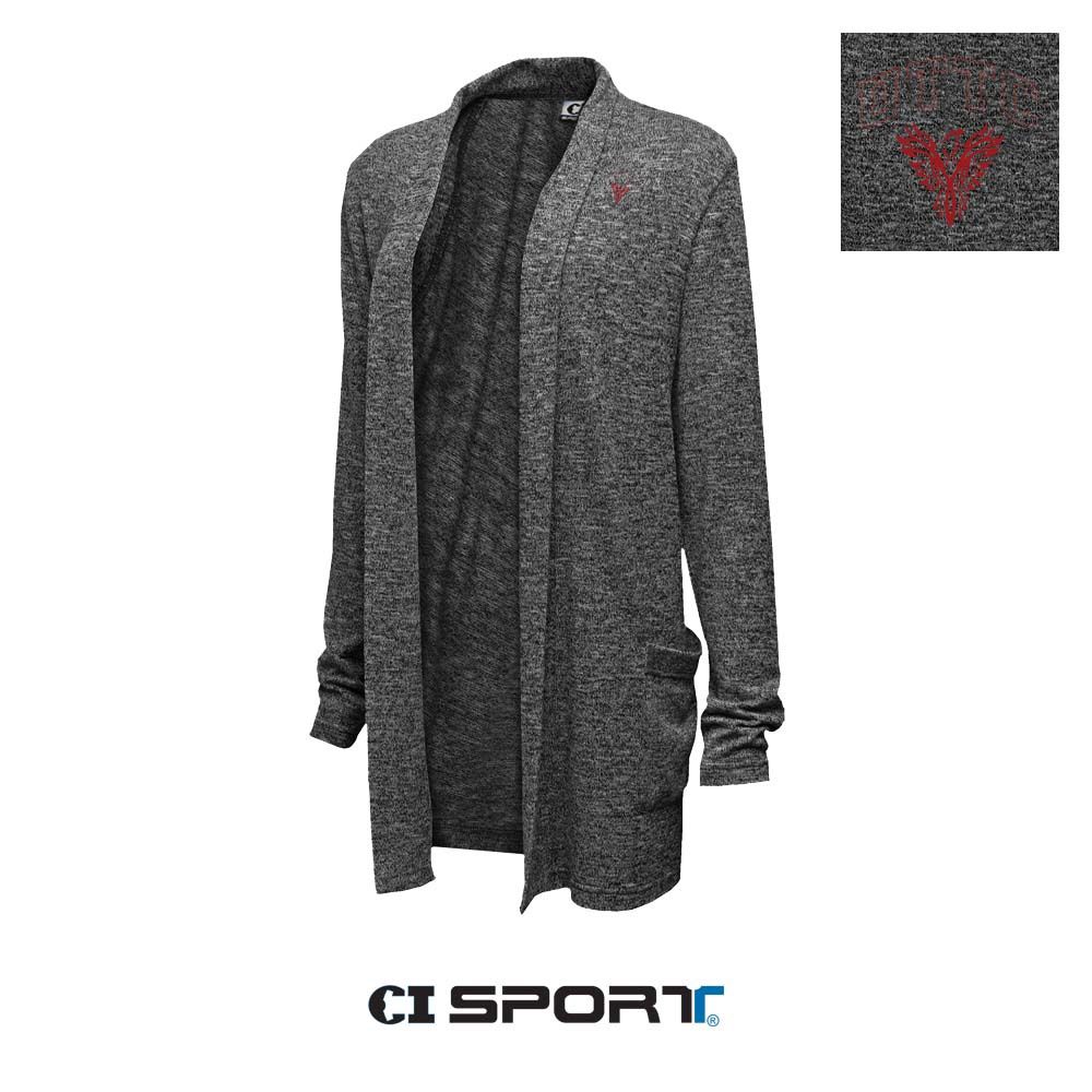 UTTC GLAMA LADIES CARDIGAN -MIDNIGHT BLK