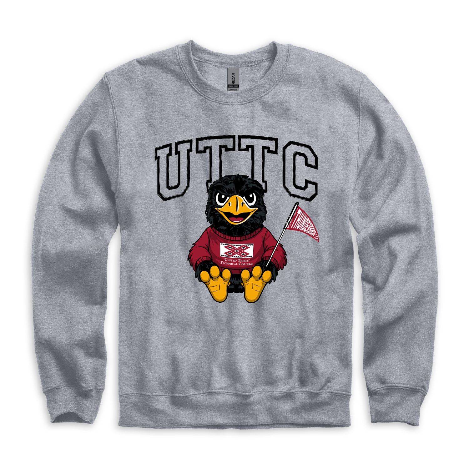 THUNDER MASCOT CREWNECK - SPORT GREY