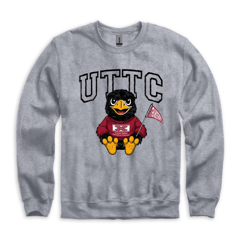 THUNDER MASCOT CREWNECK - SPORT GREY