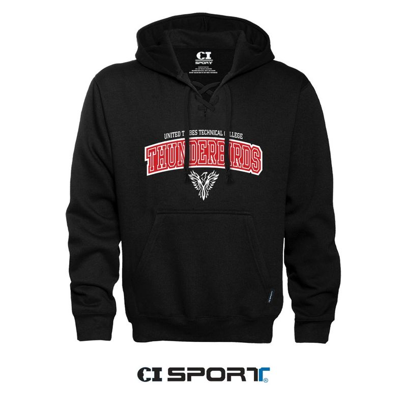 TBIRDS HOCKEY HOODIE - BLACK