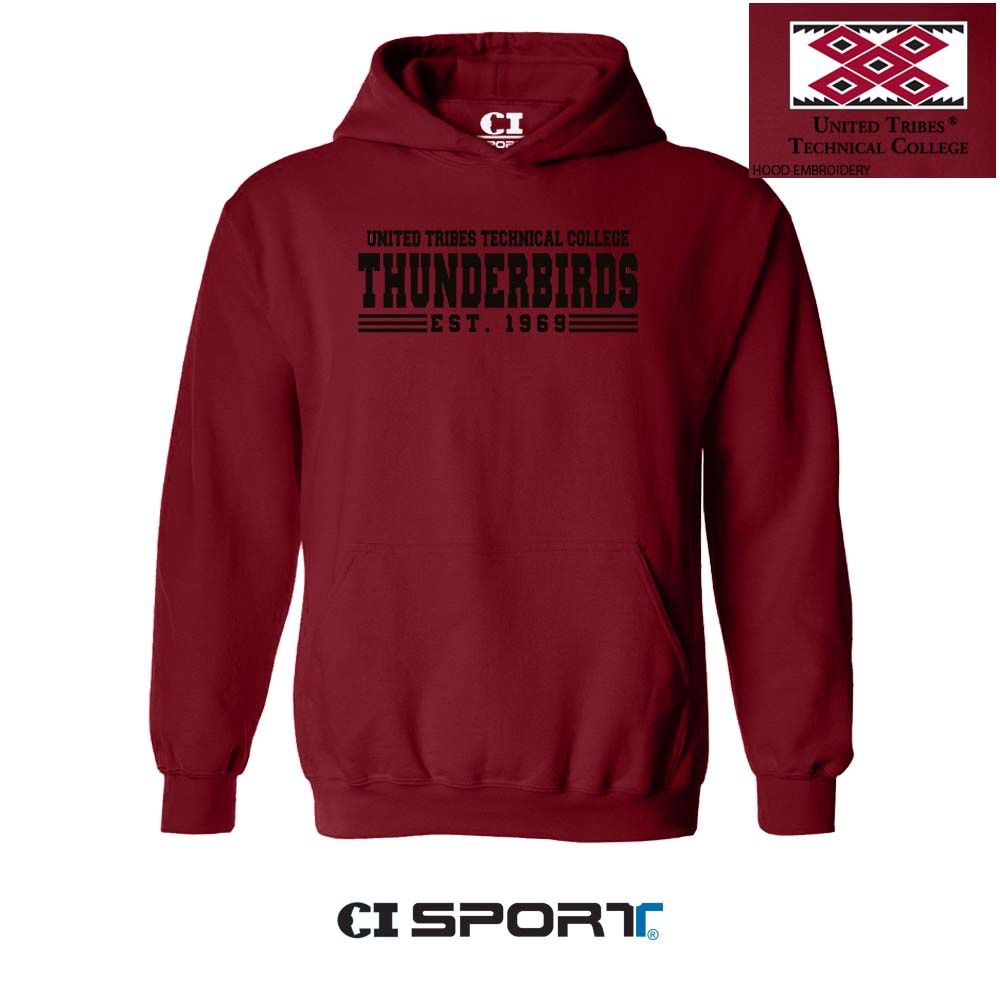TBIRDS GOOSE HOODIE - CARDINAL