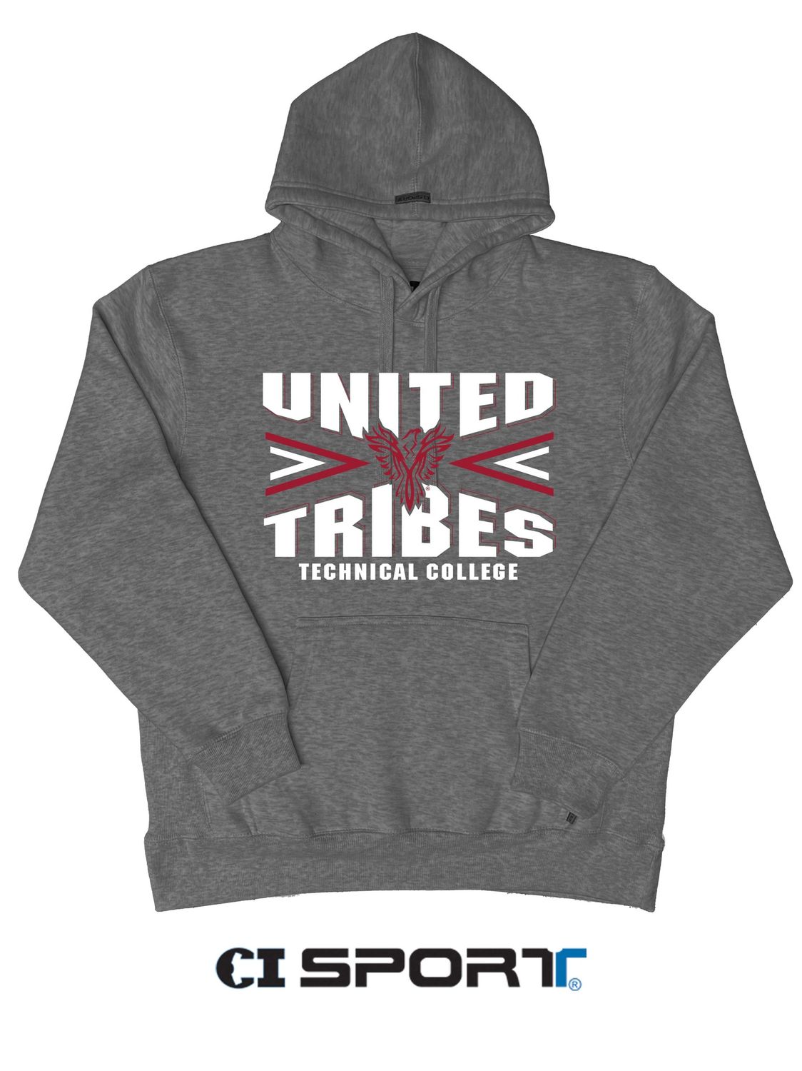 UTTC SHELDUCK HOODIE - CHARCOAL HEATHER