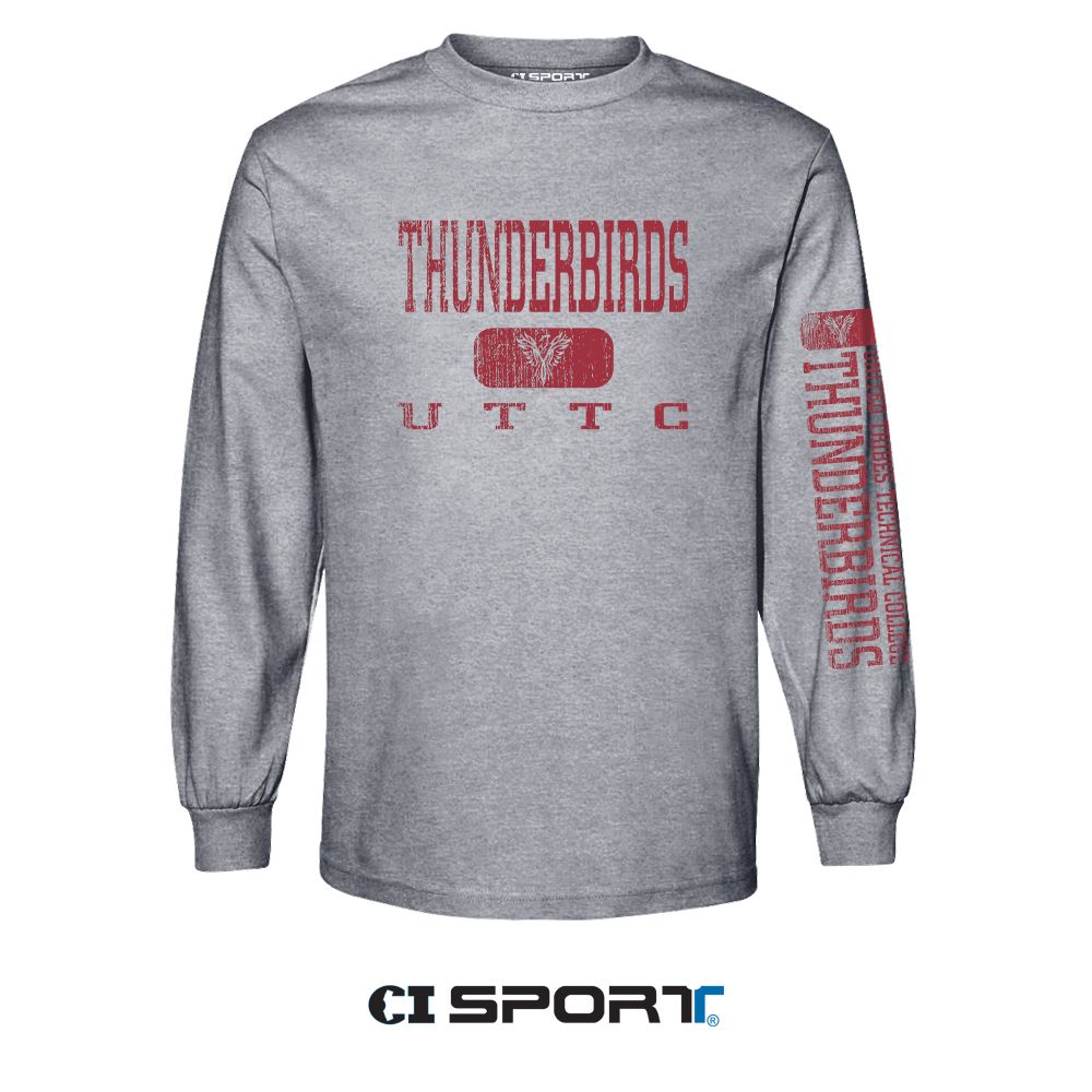 TBIRD PHOENIX L/S TEE -GRAPHITE HEATHER