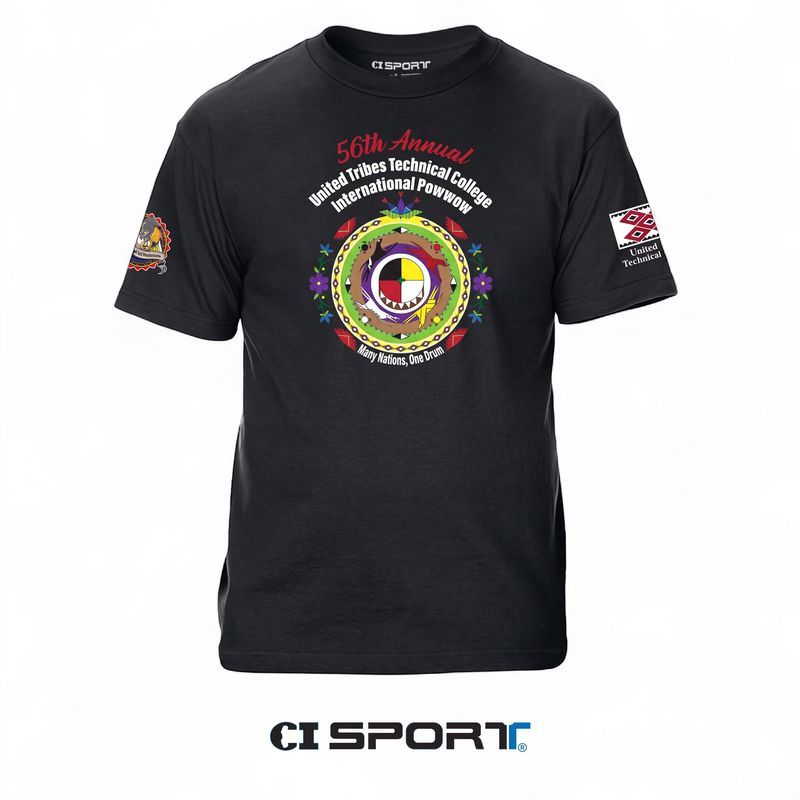 2026 POWWOW S/S TEE - BLACK