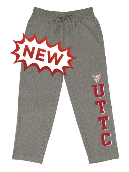 UTTC LEG DOWN SWEATS - DARK HEATHER