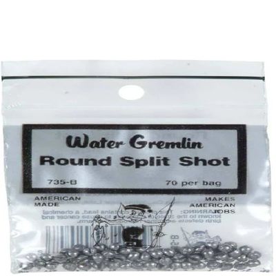 WATER GREMLIN ROUND SPLIT SHOT 735 WATER GREMLIN ROUND SPLIT SHOT 735
