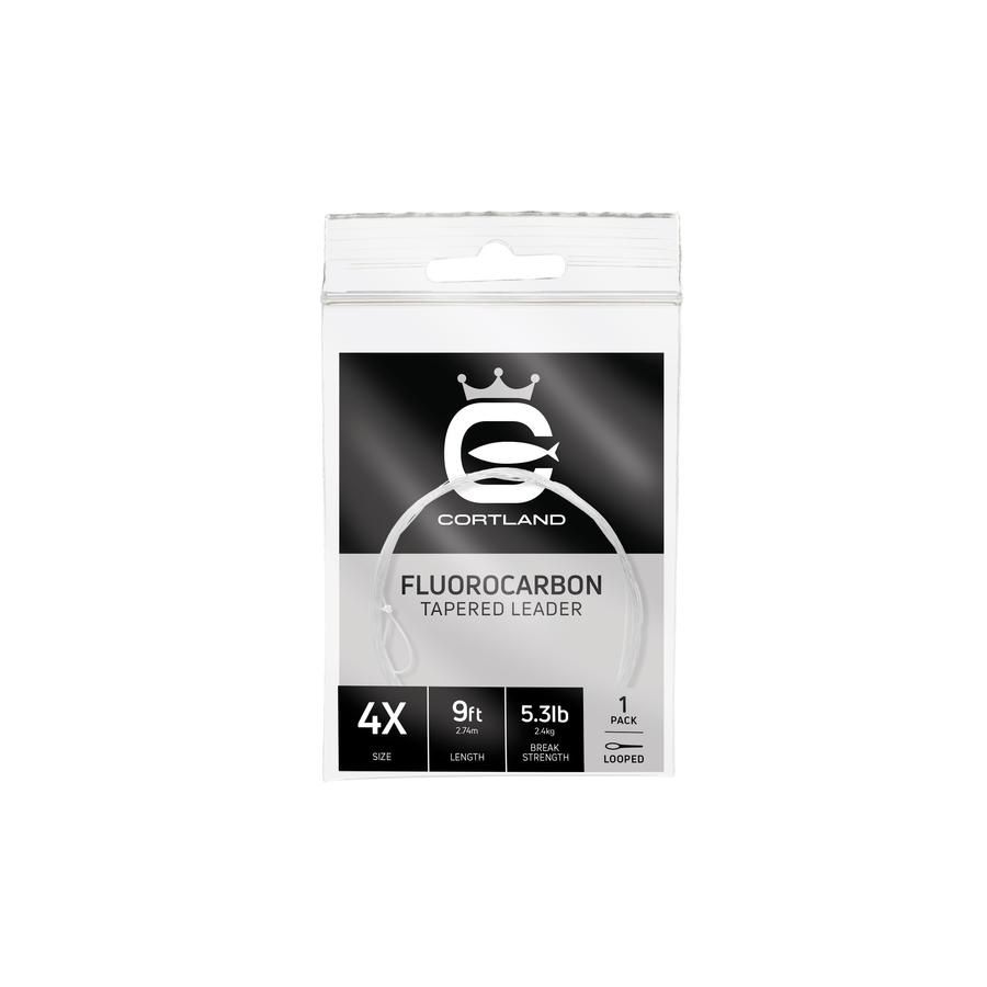 Cortland Fluorocarbon Tapered Leader 9ft