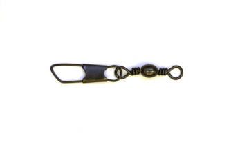 EAGLE CLAW BARREL SWIVEL W/ SAFETY SNAP