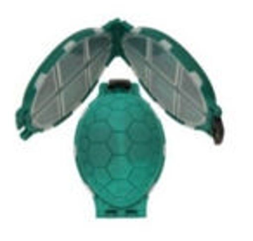 SHEFFIELD TURTLE POCKET BOX 12 DIVIDER OVAL TACKLE BOX