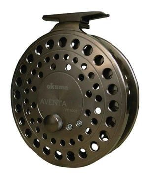 OKUMA AVENTA CENTER PIN FLOAT FLY REEL VT-1002 275 YDS. 8 LB. 2BB