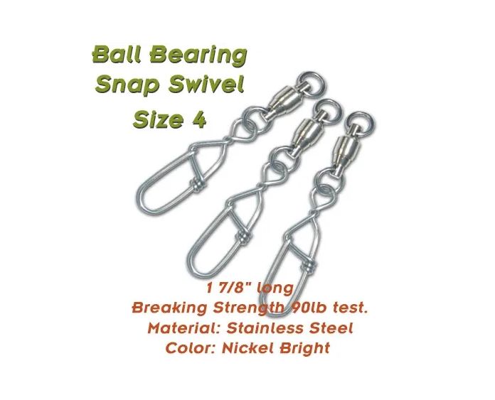 TORPEDO BALL BEARING SNAP SWIVEL