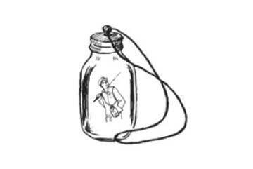 DUTY MINNOW BOTTLE LIVE MINNOW BOTTLE/CARRIER 1QT
