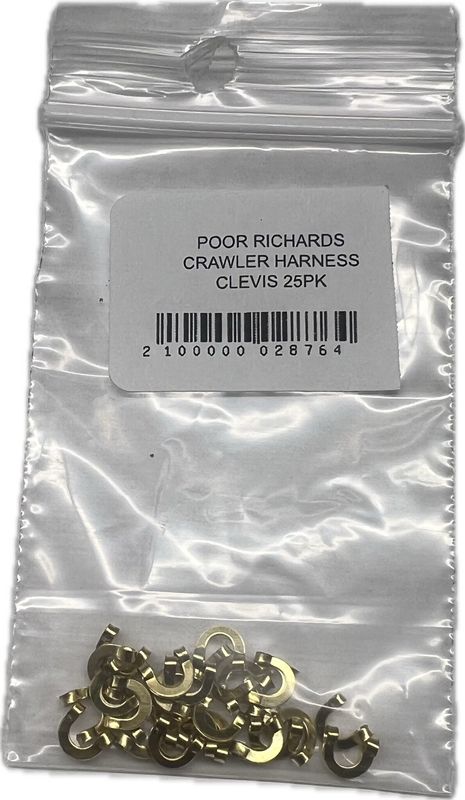 CRAWLER HARNESS CLEVIS 25PK