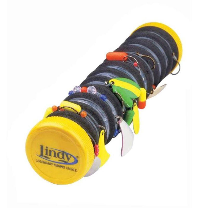 LINDY RIGGER HOLDER HOLDS WORM HARNESSES/SNELLEDHOOKS ---IT FLOATS!---