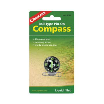 COGHLAN'S PIN-ON COMPASS BALL TYPE COMPASS