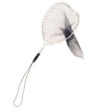 CUMINGS WADING NET ALL PURPOSE SCOOP 20-1/2" X 20-1/4" W/12" GRN HDL, SILV.W/ GRN M