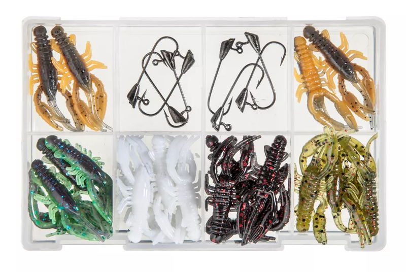 LELAND'S LURES - TROUT SLAYER KIT - 28PC (20 BODIES & 8 JIG HEADS)
