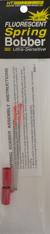 HT SPRING BOBBERS 2/PK FLUORESCENT ORANGE - SPRING TYPE