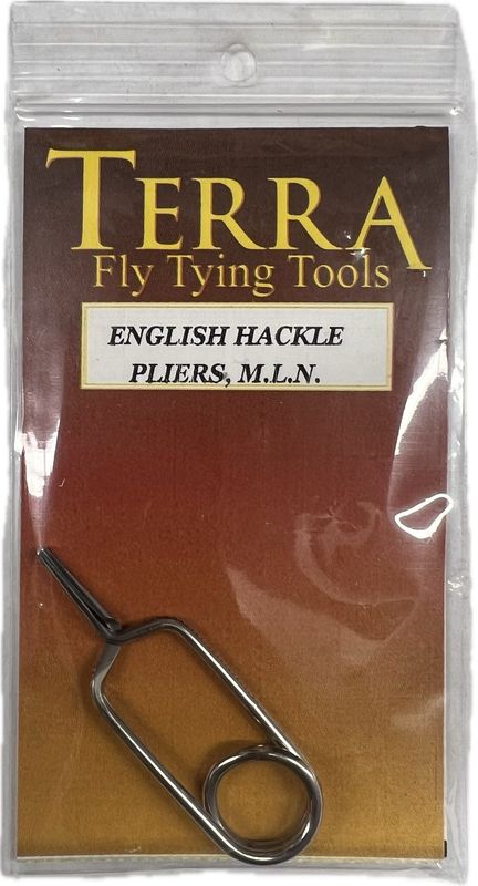 ENGLISH HACKLE PLIERS, MED. LONG NOSE