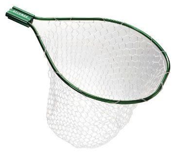 Beckman Net 22 X 27 X 15in DEEP GREEN ANODIZED HOOP, CLEAR RUBBER NET HOOP ONLY