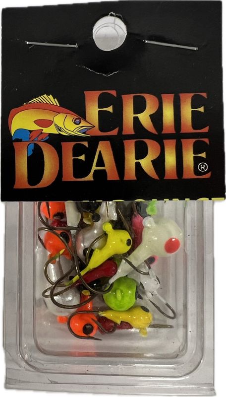ERIE DEARIE JIGHEAD 25PK ASSORTED