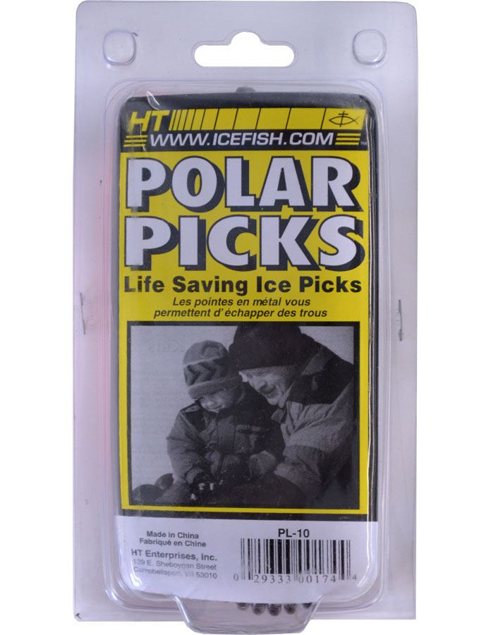 HT POLAR PICKS 2 SAFETY PICKS W/CORD, INC.HOOK SHARPENER