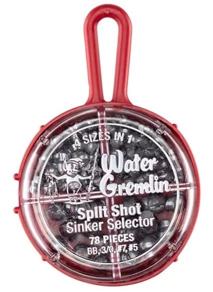WATER GREMLIN SINKER SELECTOR, Size: 78 PIECES