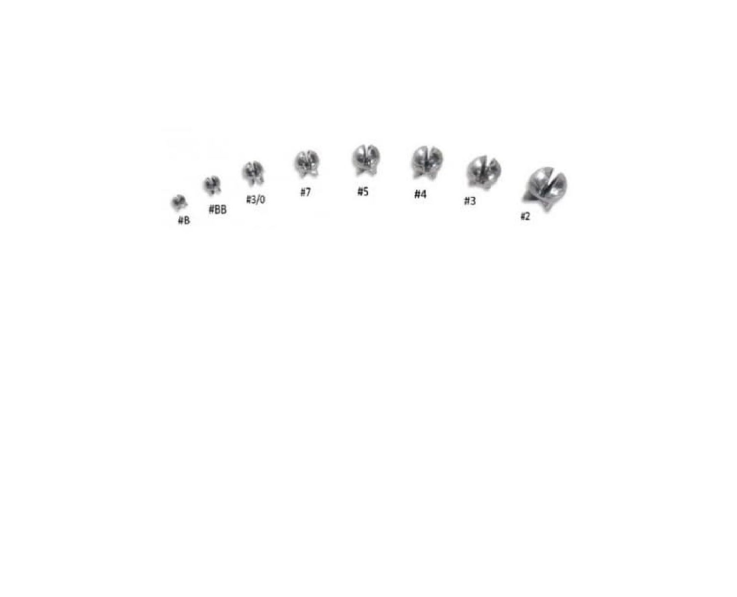 WATER GREMLIN REMOVABLE SPLIT SHOT PSS, Size: B
