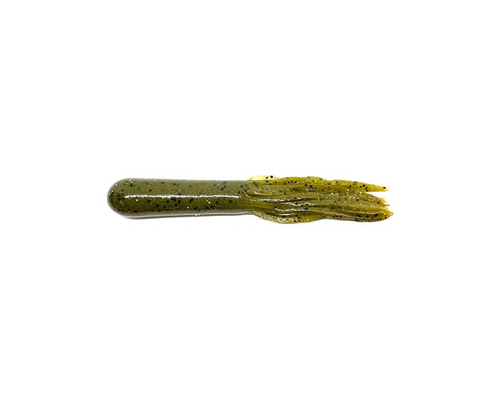 VENOM 4" SALT SERIES TUBE, Color: GREEN PUMPKIN