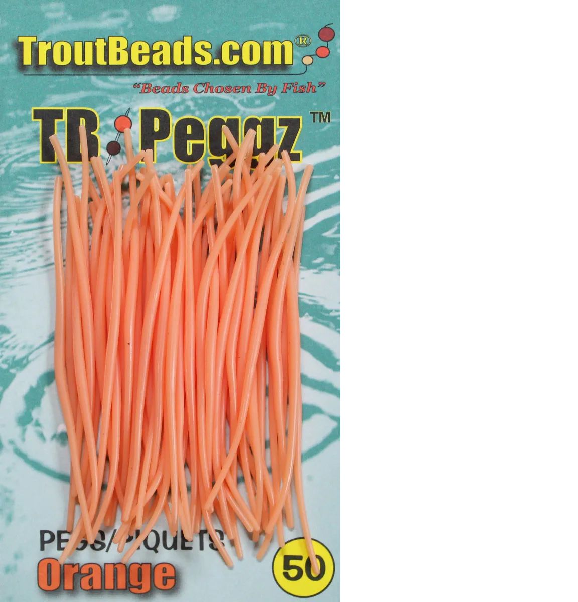 TROUT BEAD PEGGZ, Color: ORANGE