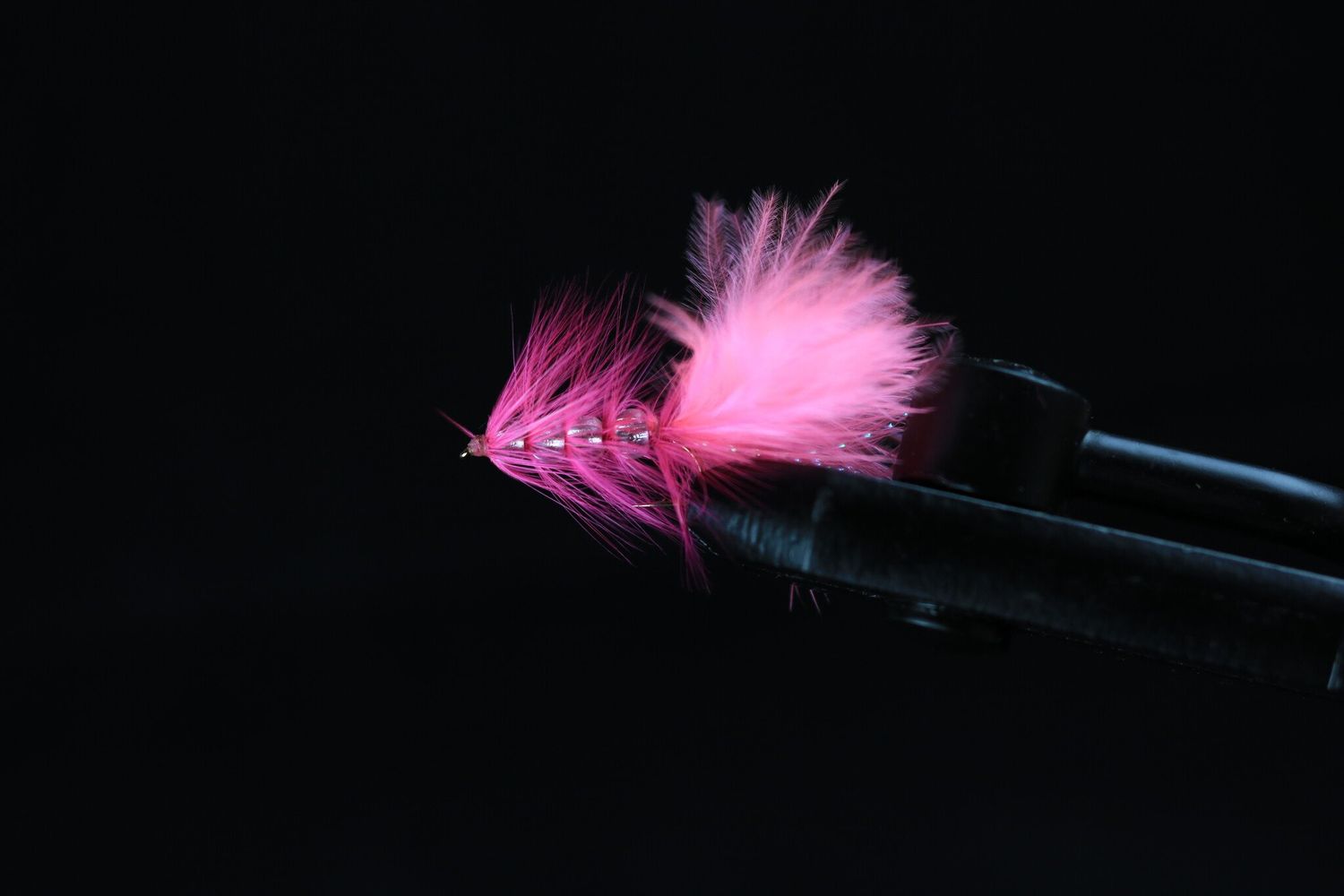 GLASS WOOLY BUGGER FLIES, Color: PINK
