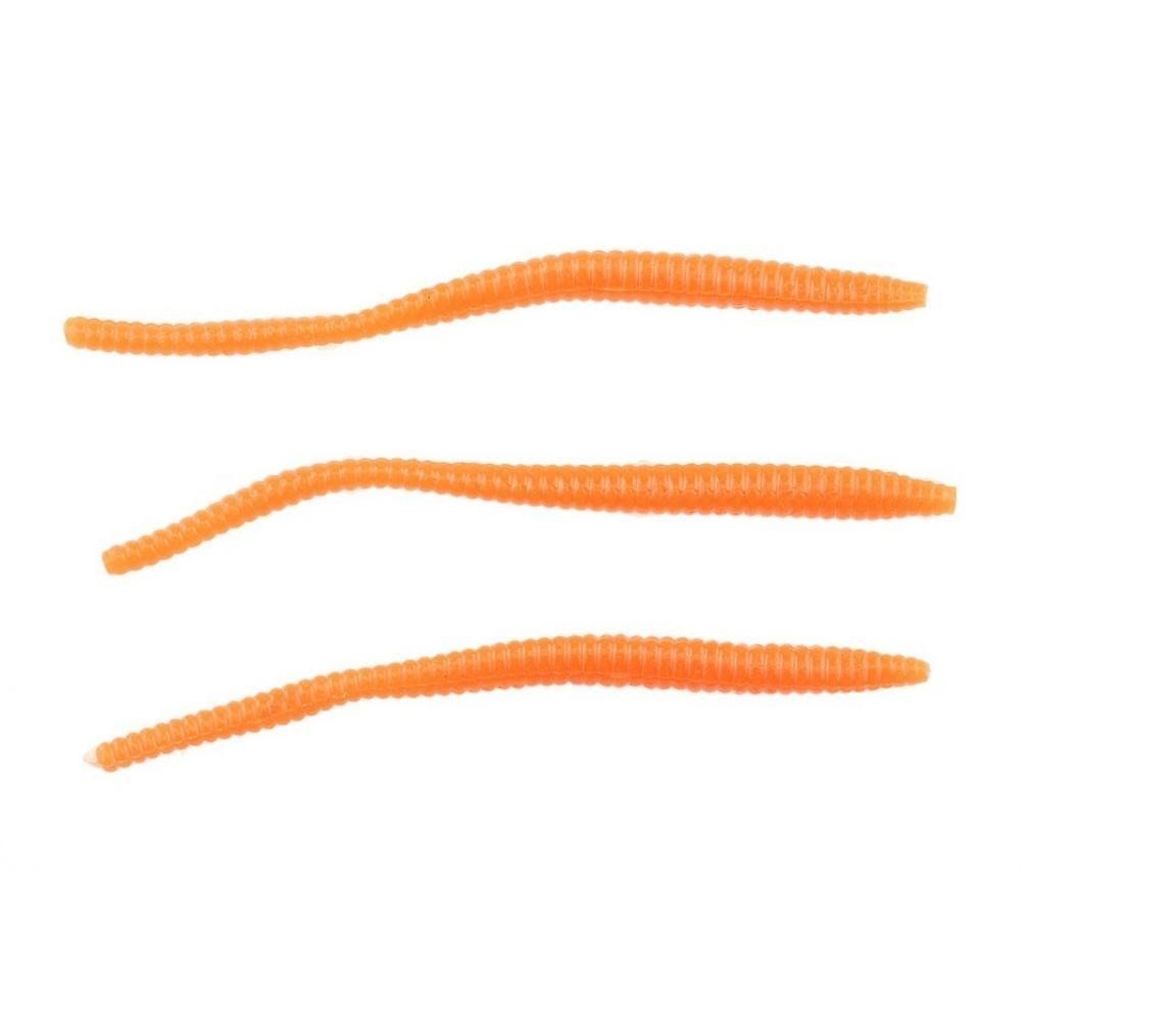 BERKLEY POWERBAIT TROUT WORMS, Color: FLO. ORANGE