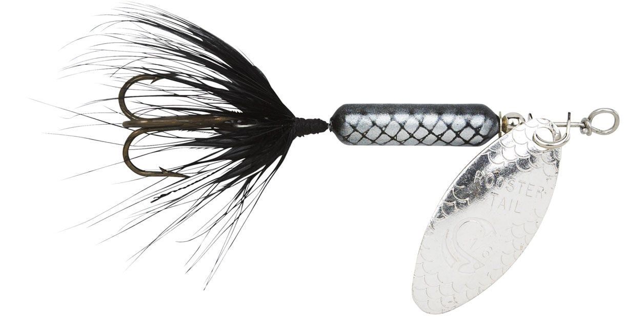 Rooster Tail, Color: BLACK, Size: 1/32
