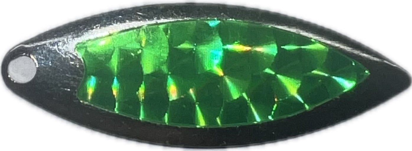 Willow Blades #4, Color: Green Prism Silver