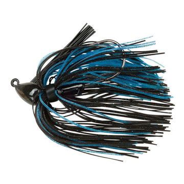 BOOYAH BAIT CO BOO JIG, Color: BLACK/BLACKBLUE, Size: 1/2OZ